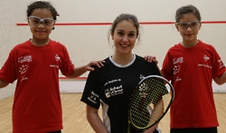 Von Links: Zion Odametey, Nele Gilis und Lea-Iris Murrizi.